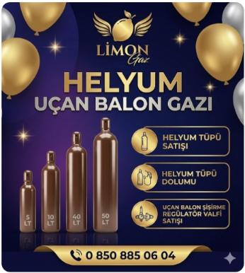 Sanayi Tipi Helyum Tüpü
