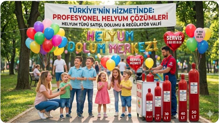Helyum Gazı Satışı Limon Gaz