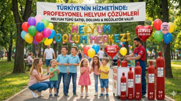 Kiralık büyük helyum tüpü